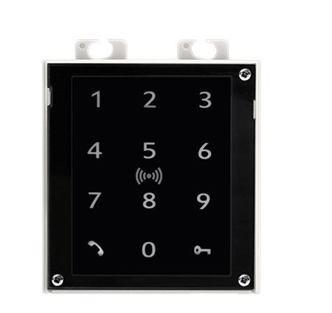 2N IP Verso / Touch keypad & RFID reader 125kHz, secured 13.56MHz, 2N IP Verso / Touch keypad & RFID reader 125kHz, secured 13.56MHz,